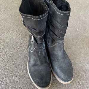 Roan leather boot